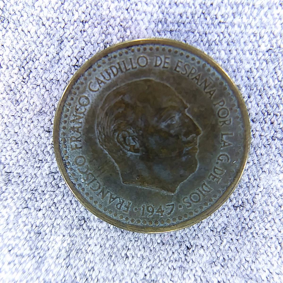 1947-Una-Peseta-56-In-Star..maybe-Valuable?