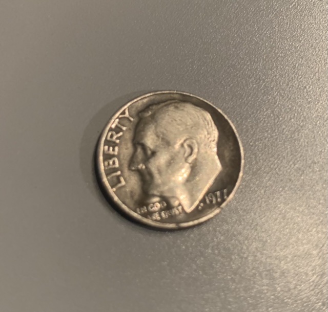 What-Happened-To-This-Coin-?-Or-Is-It-An-Error-?-1977-Philadelphia-Dime