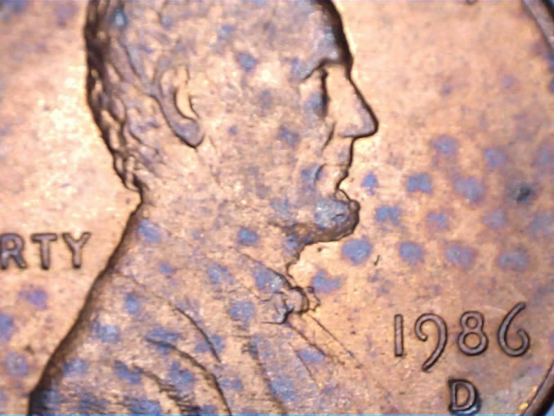1986-D-Penny-Is-This-Error-All-Mark-All-Over-Thanks