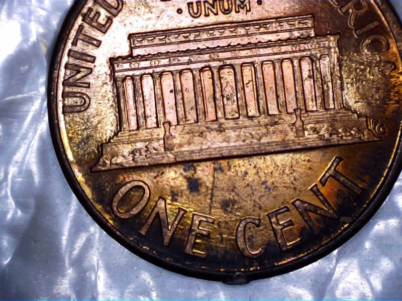 1990-Lincoln-Cent-Counterstamped-Obverse-Washington-Crossing-The-Delaware