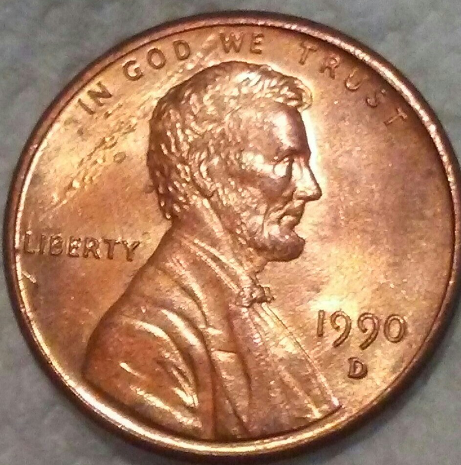 1990-D-Lincoln-Cent,-