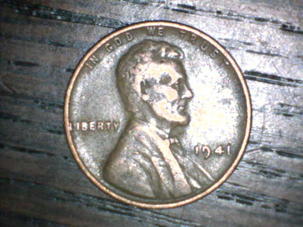1941-P-Cent-Off-Weight-2.6g-And-Rings-Almost-Like-Silver?
