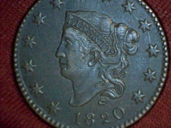 1820-LD-Coronet-Large-Cent---Newcomb-#13-&-Advise