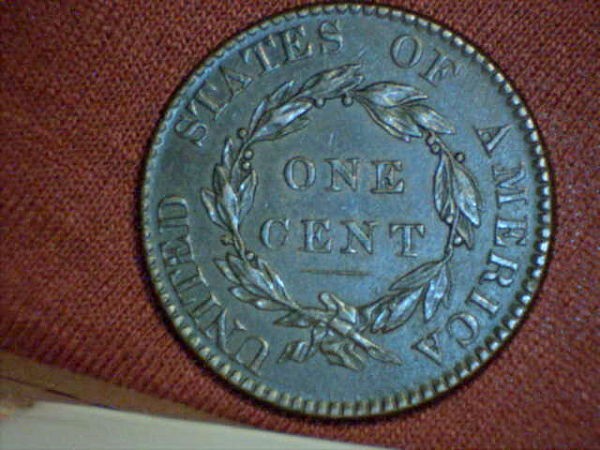 1820-LD-Coronet-Large-Cent---Newcomb-#13-&-Advise