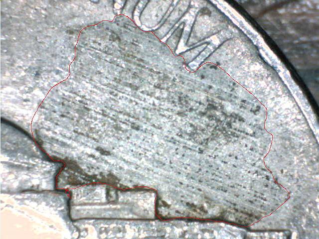 1990-D-Jefferson-Nickel-Wierd-Spot-On-Reverse