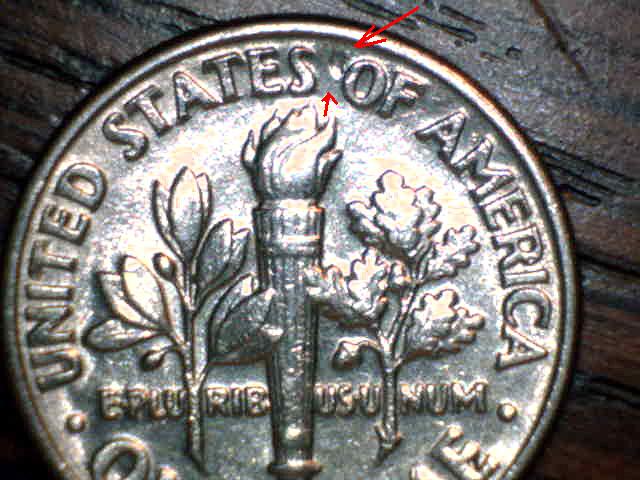 1986-D-Dime-Rockwell-Test-Mark-In-Planchet?