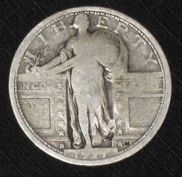 Type-1-1917,-Type-1-1917-D-And-1927-S-Liberty-Quarters
