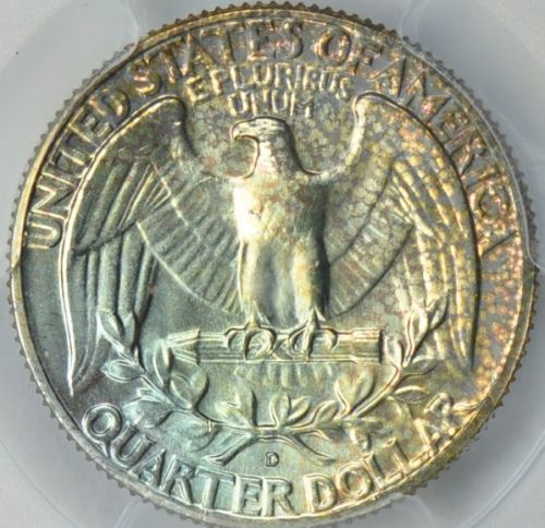 1964-D-Washington-Quarter,-Opinion-On-Toning