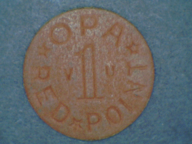 Unknown-Foreign-Wooden-Token-|--Opa-Token