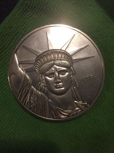 Johnson-Matthey-1985-Statue-Of-Liberty-Silver-Coin
