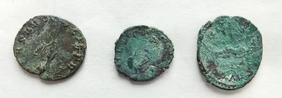Three-Roman-?-Coins,-No-Idea-What-They-Are.