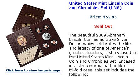 Lincoln-Coins-And-Chronicles-Sold-Out