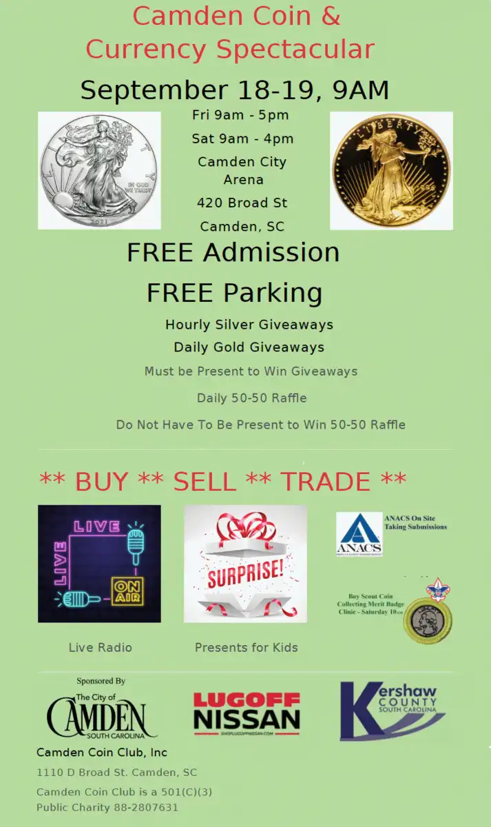 Camden-S.-Carolina-Coin-Show