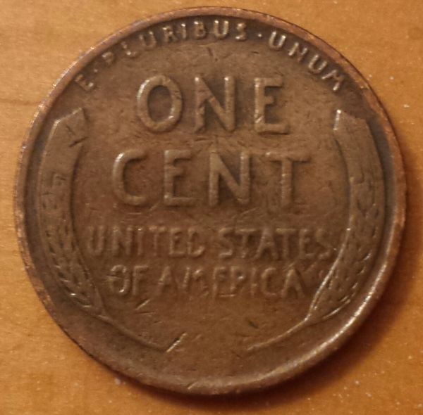 1945-Lincoln-Cent-With-Metal-Blob