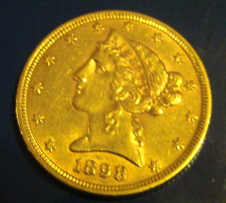 1898-$5-Gold-Half-Eagle