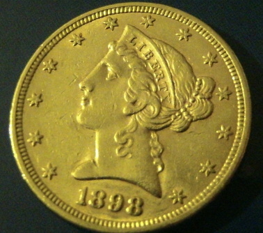 1898-$5-Gold-Half-Eagle