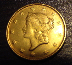 1851-Libery-Gold-Dollar