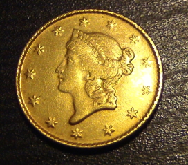 1851-Libery-Gold-Dollar