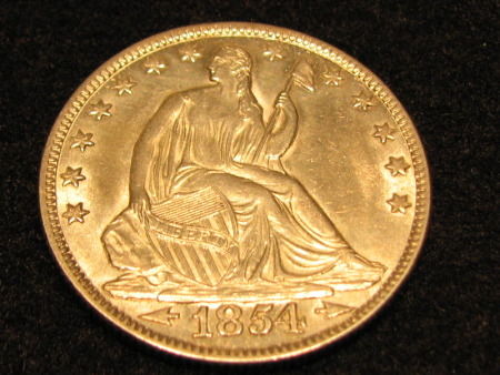 1854-O-Seated-Half---New-Photos!!