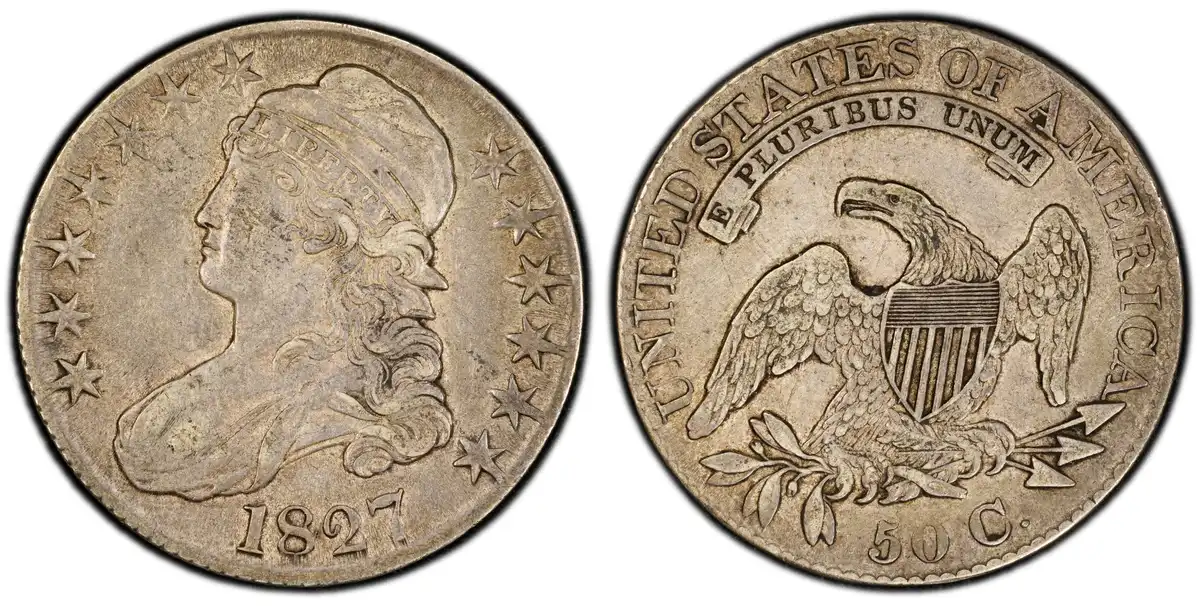 1827-Capped-Bust-Half