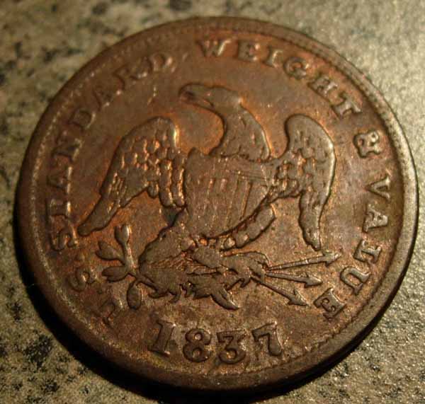 1837-Half-Cent-Token-Not-A-Coin...-Pretty-Interesting