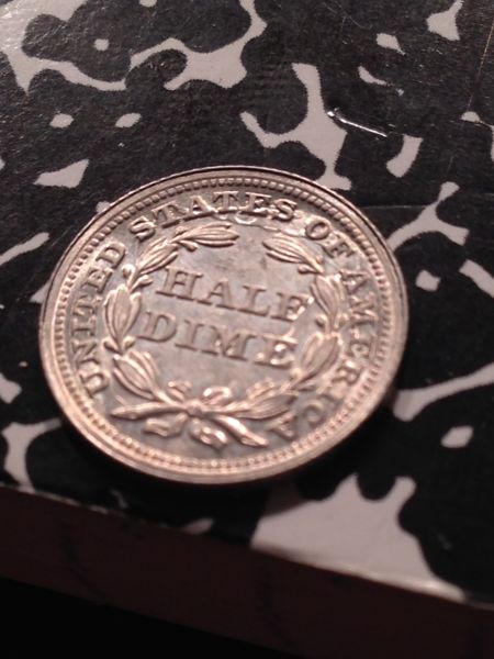 1853-Half-Dime-Odd-Coin,-Variety?