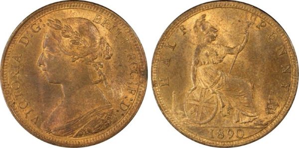 1890-Great-Britain-1/2-Penny-You-Vs.-PCGS