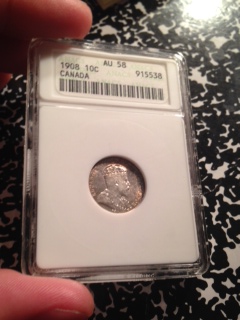Grading-Opinions-1908-Canada-10-Cent