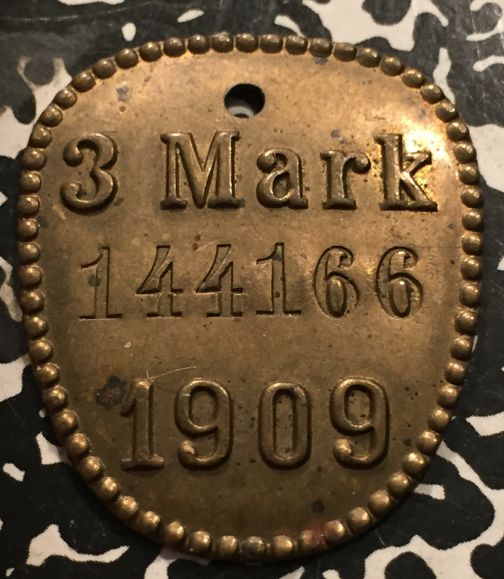 1909-Germany-3-Mark
