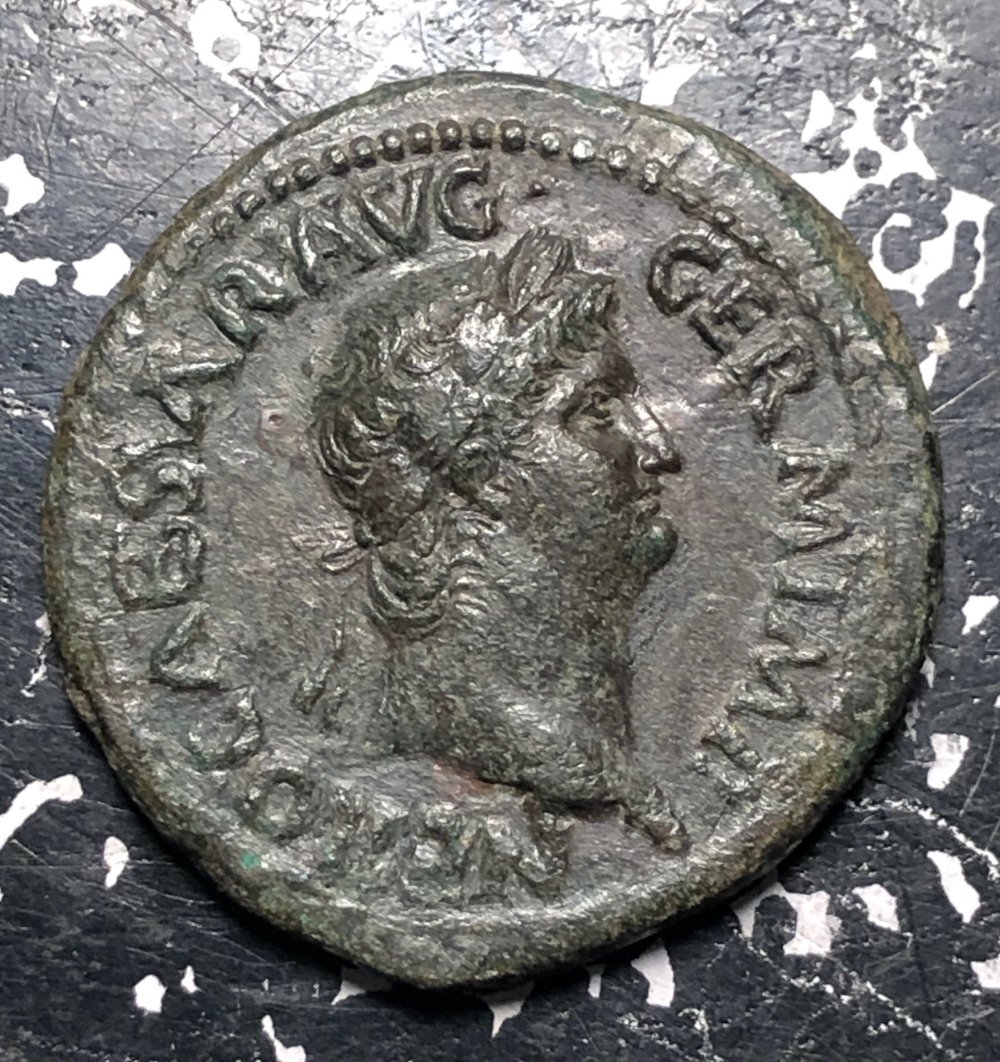 Ancient--Rome-Nero-Ae-11.4-Grams-27.6-MM