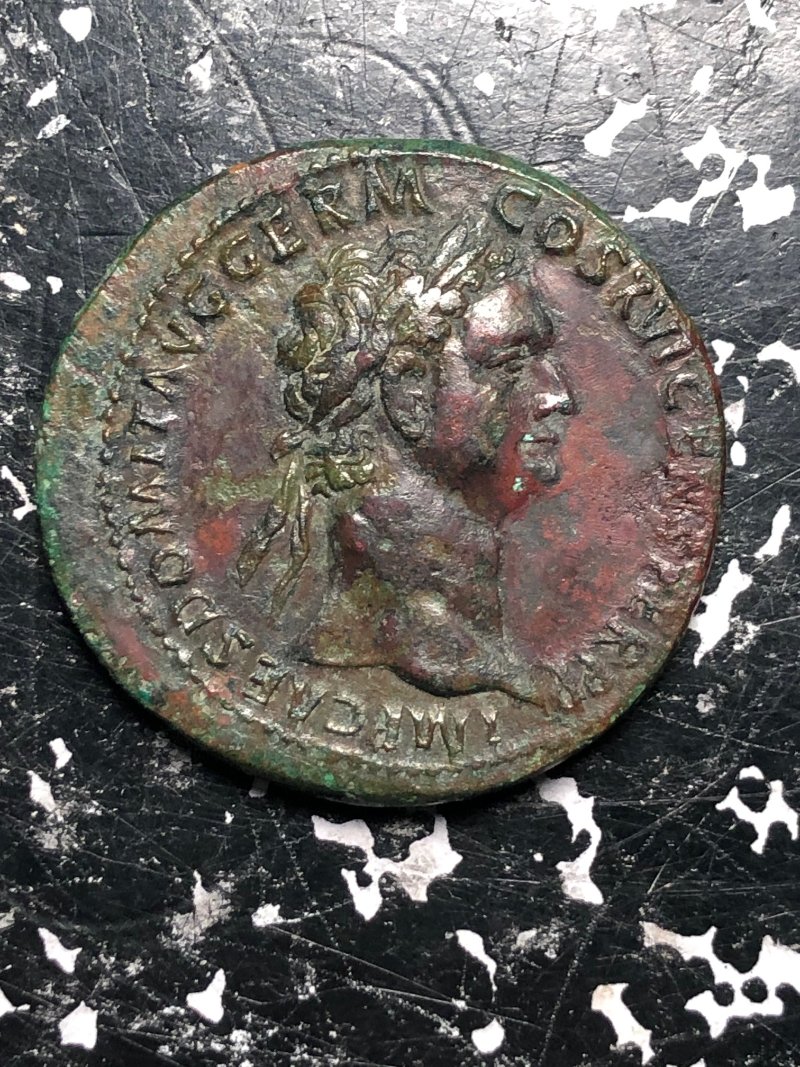 Ancient-Rome-Domitian-Ae-25.7-Grams-33.3-MM