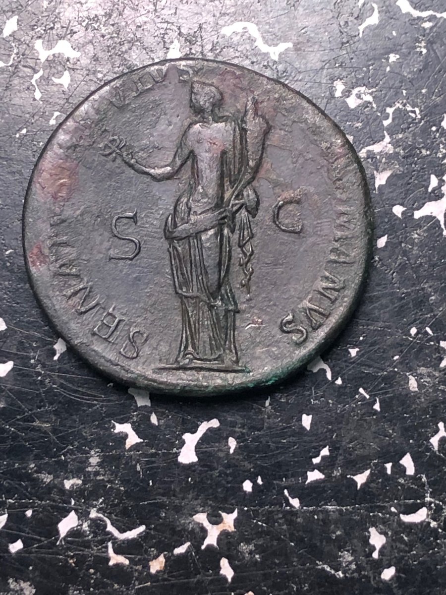 Ancient-Rome-Ae-27.94g-33m-Concordia-Reverse-For-ID