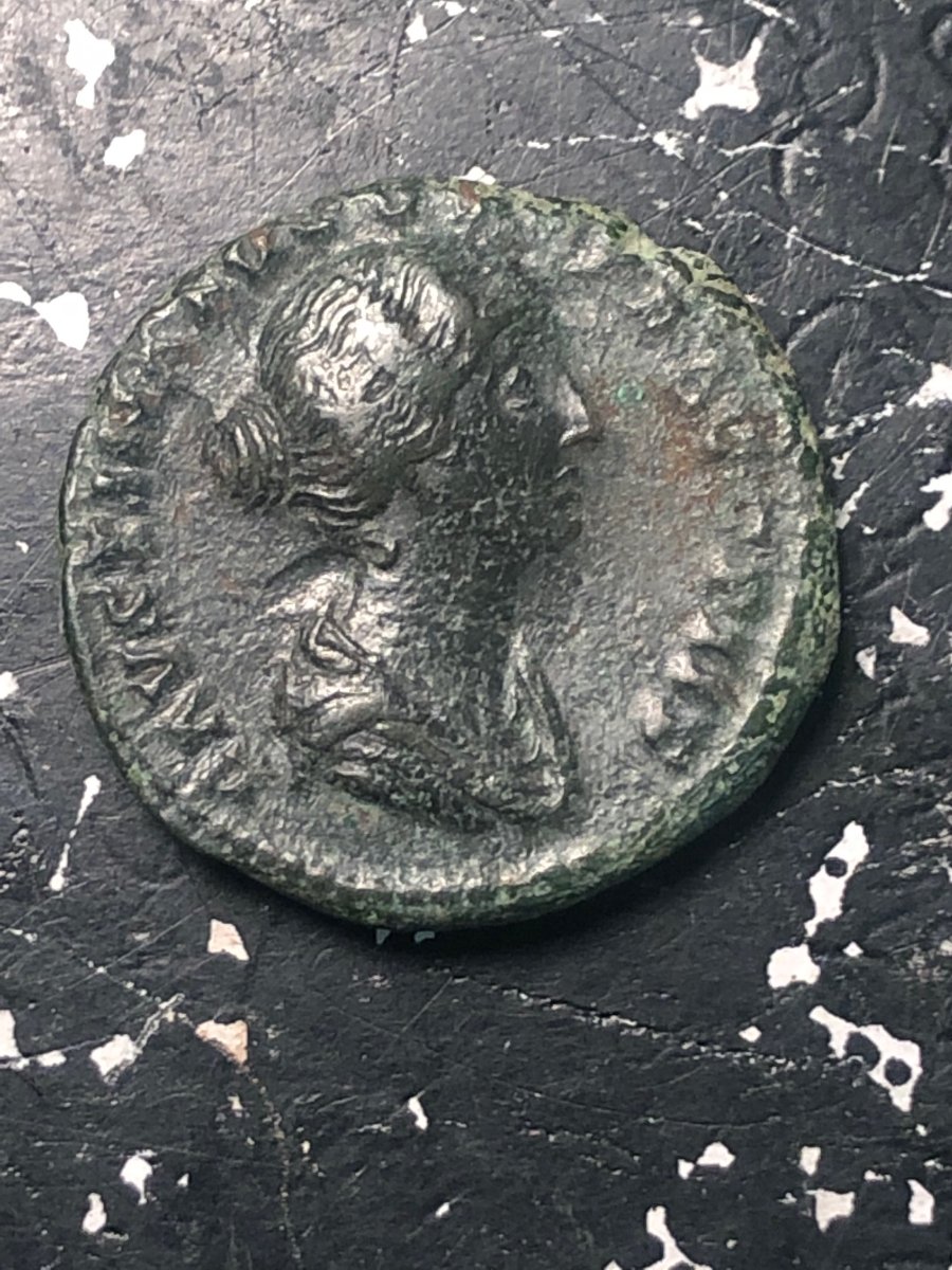 Ancient-Rome-Faustina?-Ae-11.33-G-24.5mm