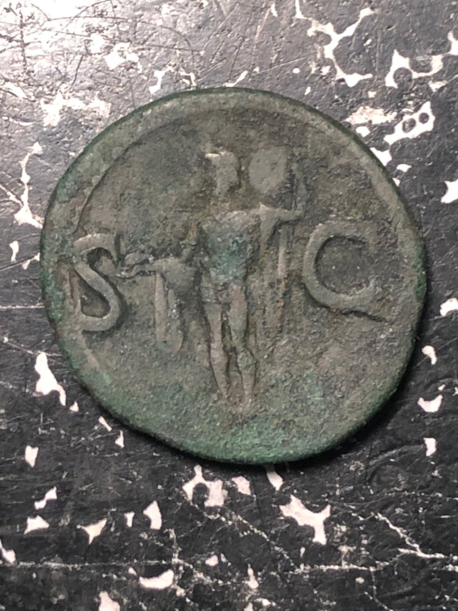 Ancient-Rome-M-Agrippa-Ae-As-10.47g-28.5mm