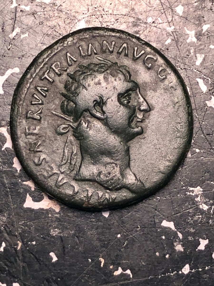 Ancient-Rome-Trajan?-Ae-12.86-Grams-26.5mm