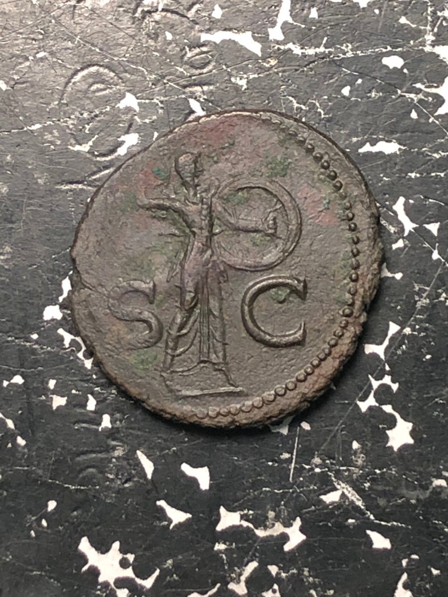 Ancient-Rome-Pair-Of-Claudius-Ae-As