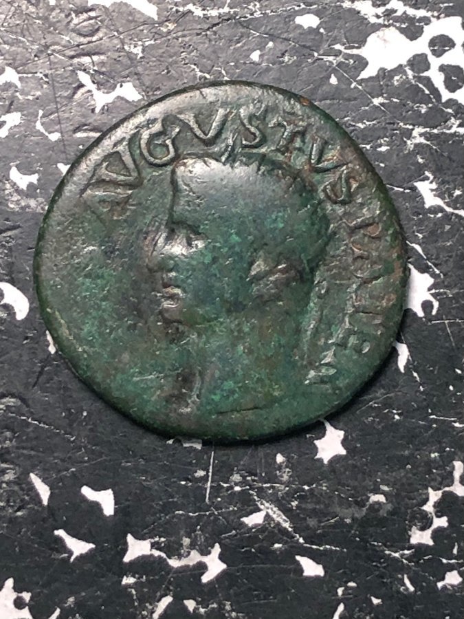 Ancient-Rome-Ae-Augustus-Pater-Under-Tiberius-10.07g-27.5mm