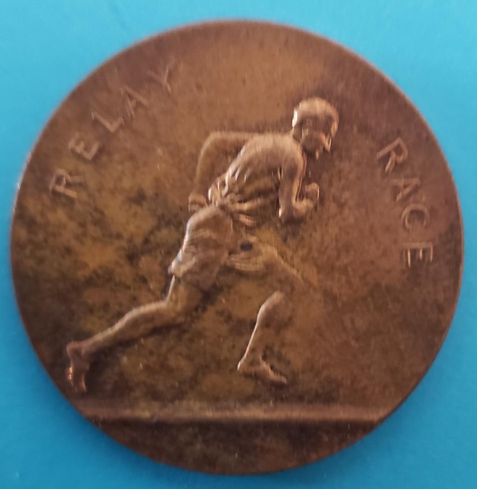 Unidentified-Relay-Race-Medal,-Nicely-Struck