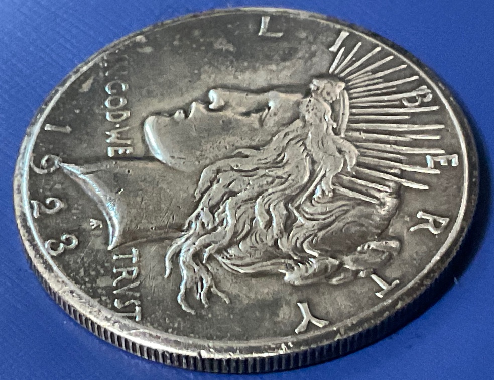 1923-S-Peace-Dollar,-Missing-Rim-But-Still-Is-26.73g-And-38.1mm-Diameter!-What-Gives?