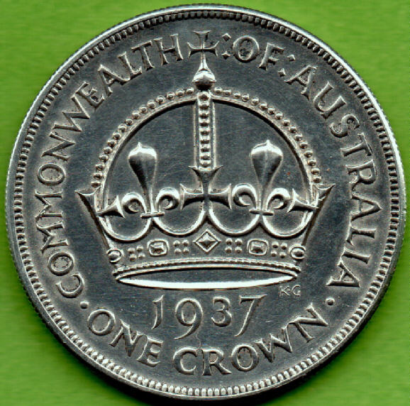 One-Crown-Australia-1937-|-Fake?