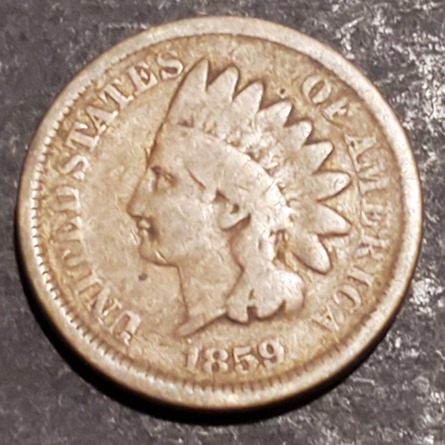1859-Indian-Head-Cent-For-Grading