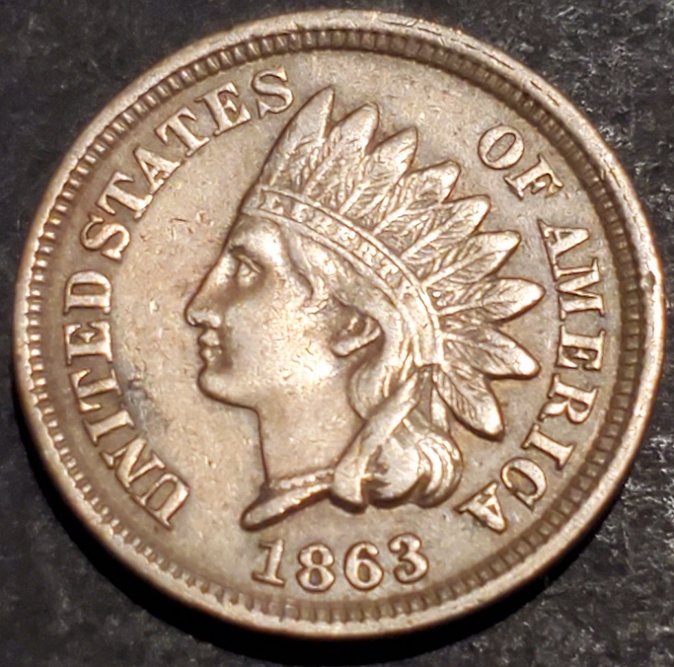 1863-Indian-Head-Cent-For-Grading
