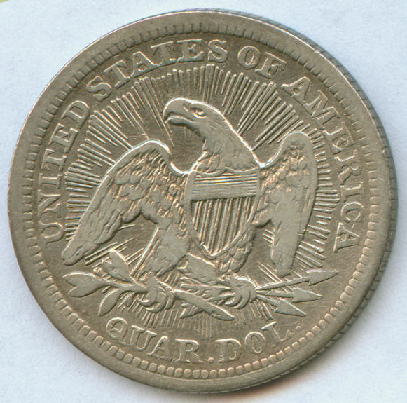 1853-Quarter---Arrows/Rays
