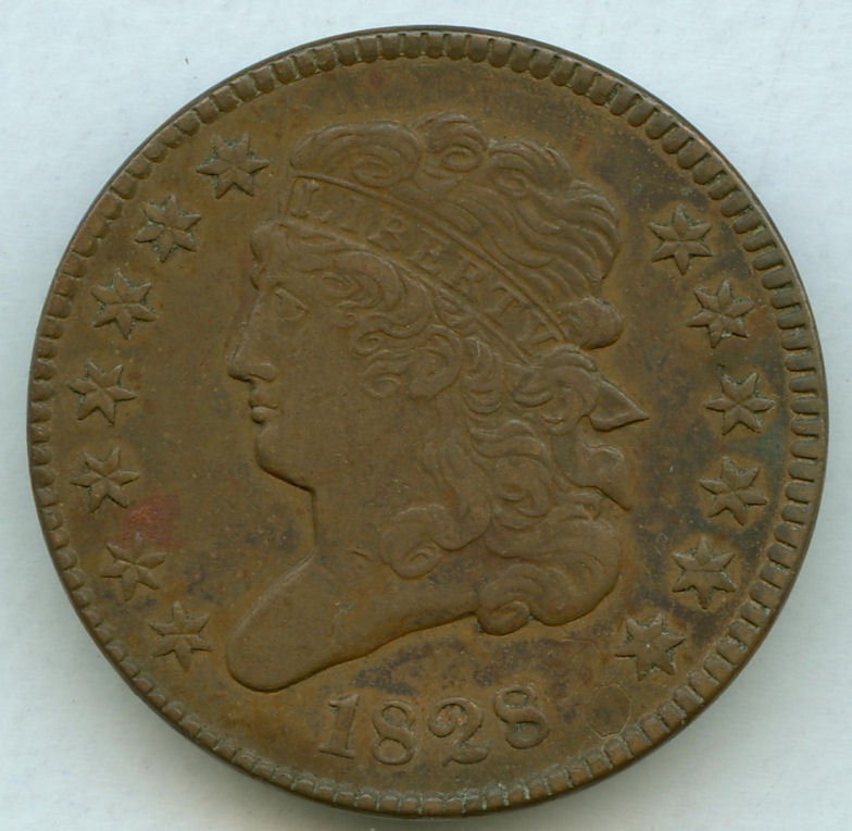 Pair-Of-1828-Half-Cents---Grading-Help-Please