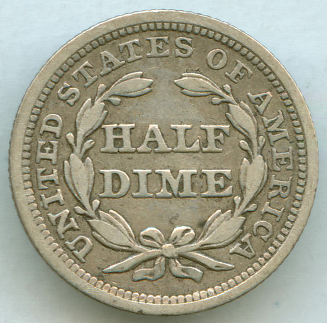 1854-Half-Dime