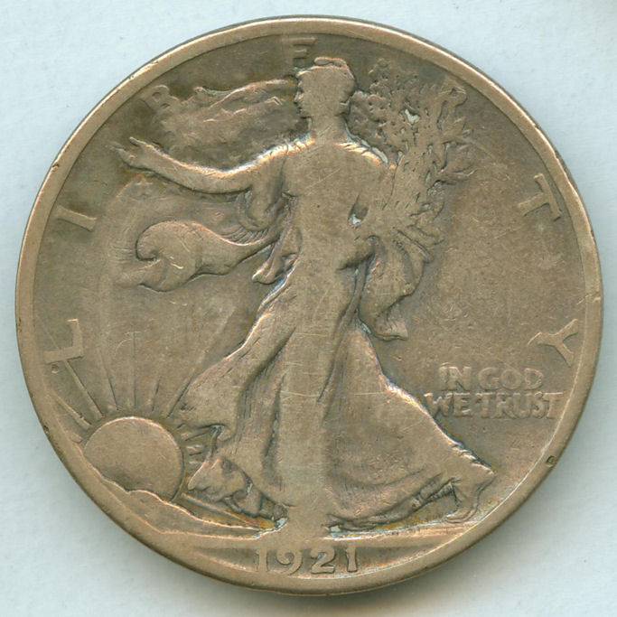 1921-&-21-S-Walker-Halves---Grade-?