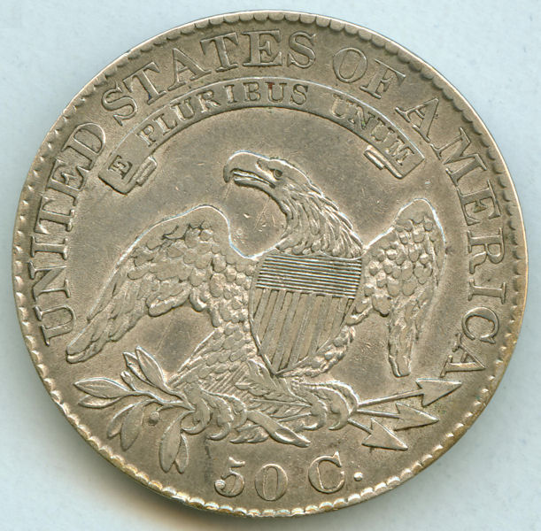 1827-Capped-Bust-Half-Overton-?'s