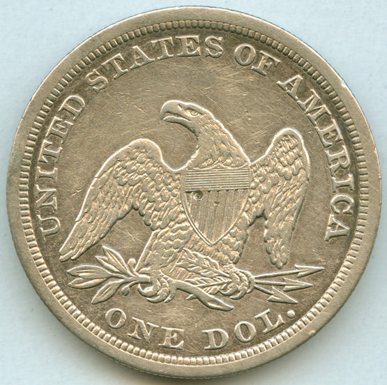 1846-Liberty-Seated-Dollar---Net-Grade-?