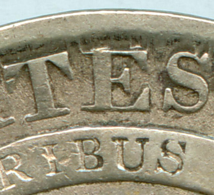 1827-Capped-Bust-Half---3-?'s