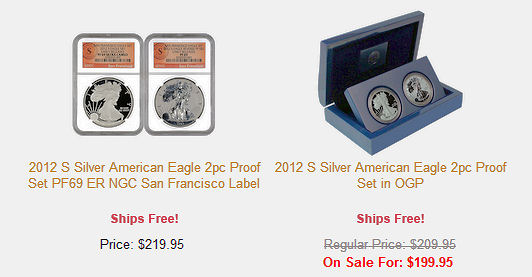 69-Grade-2012-Sae-2-Pc-Proof-Sets-Free-Shipping-Silvertowne